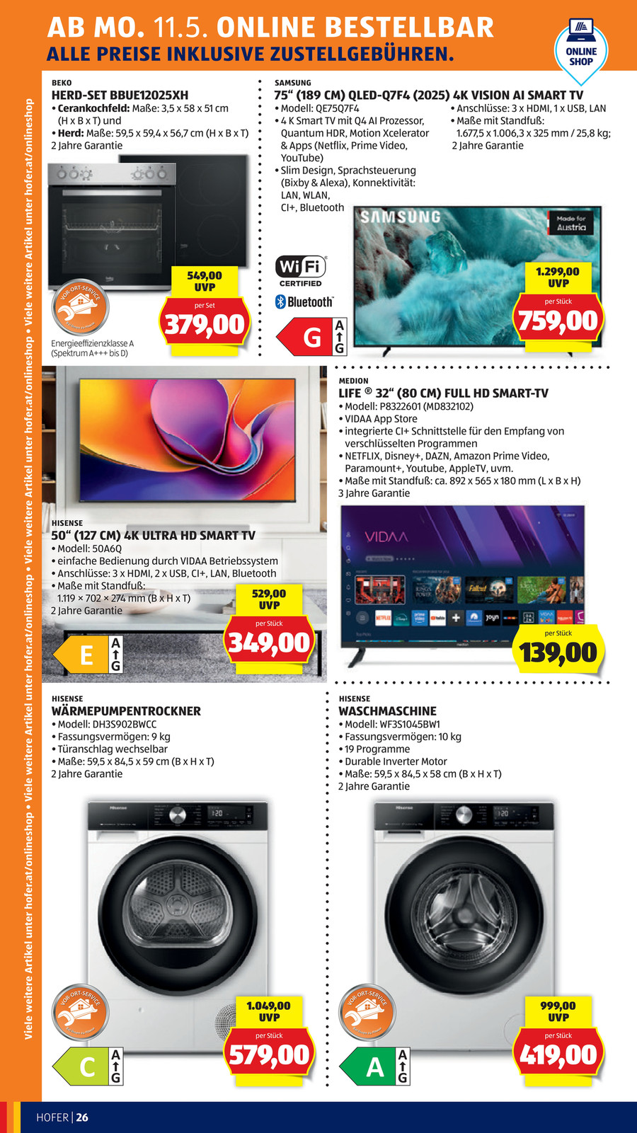 Hofer catalog page 32 — 2026-05-11 to 2026-05-16