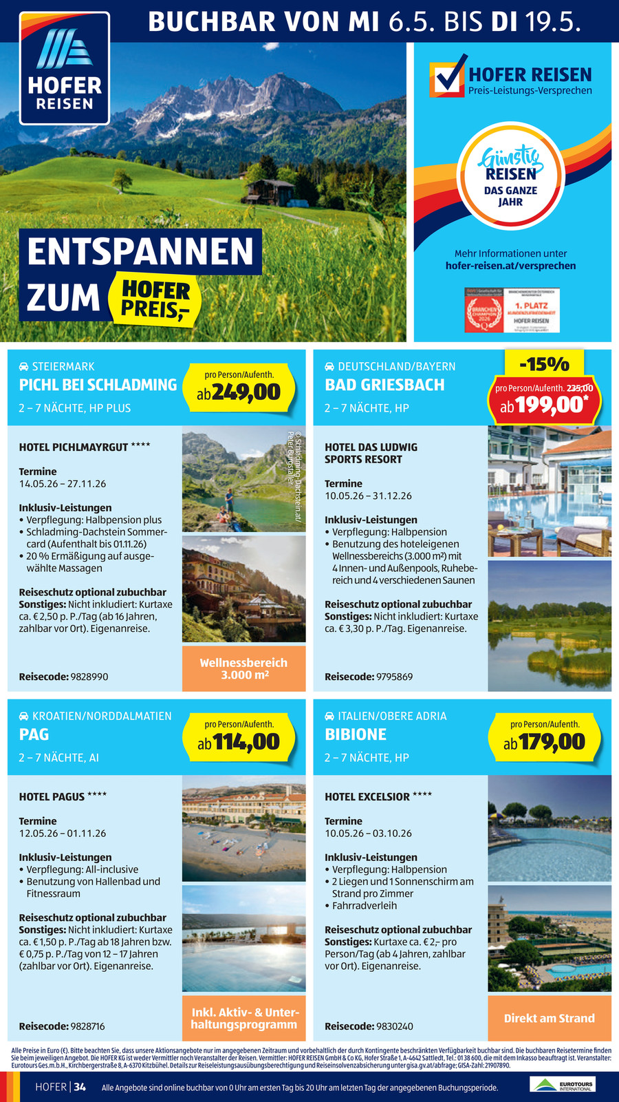 Hofer catalog page 40 — 2026-05-11 to 2026-05-16