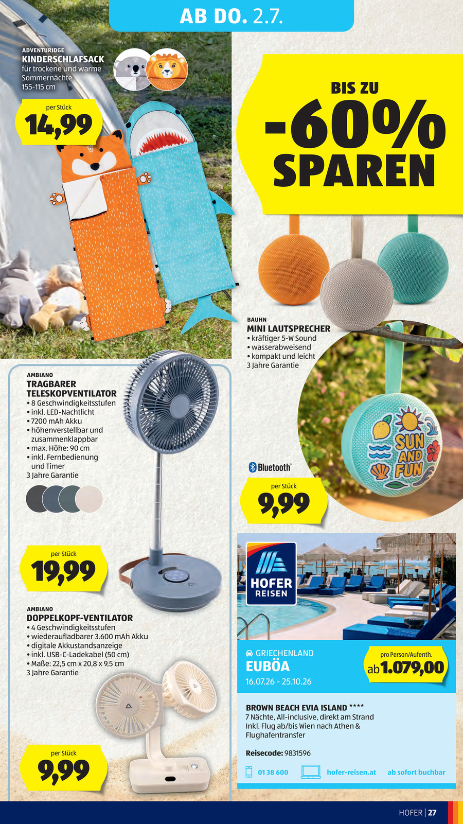 Hofer catalog page 33 — 2026-06-29 to 2026-07-04