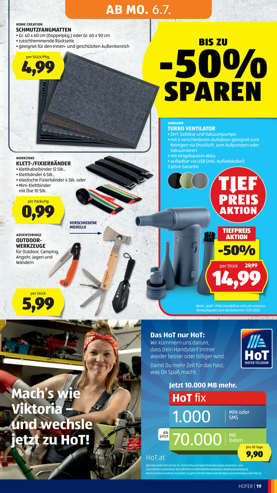 Hofer catalog page 25 — 2026-07-06 to 2026-07-11