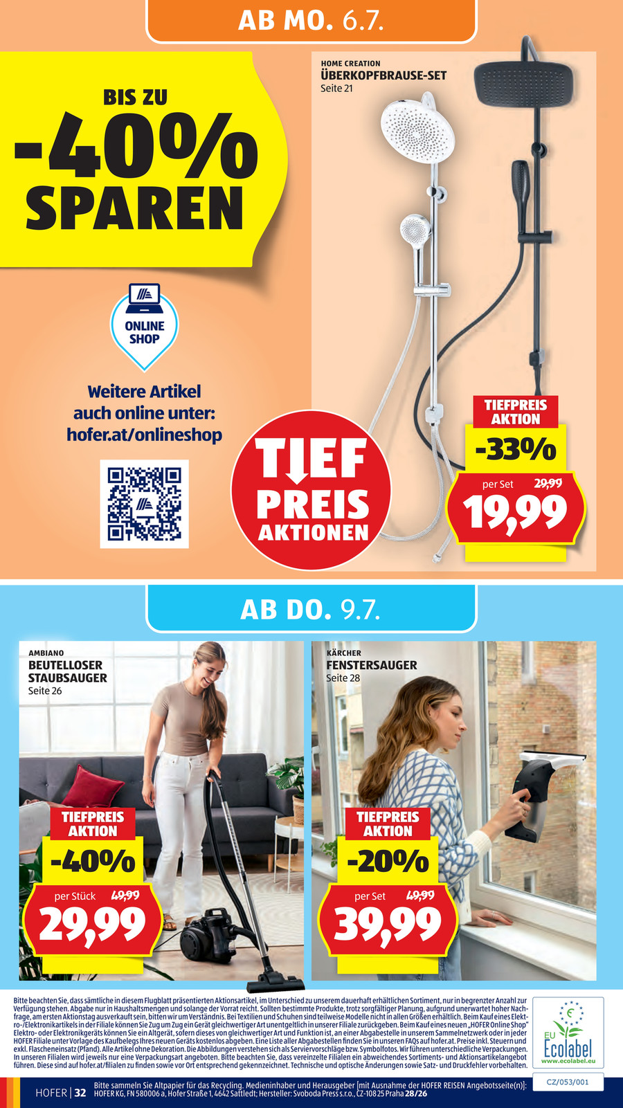 Hofer catalog page 38 — 2026-07-06 to 2026-07-11