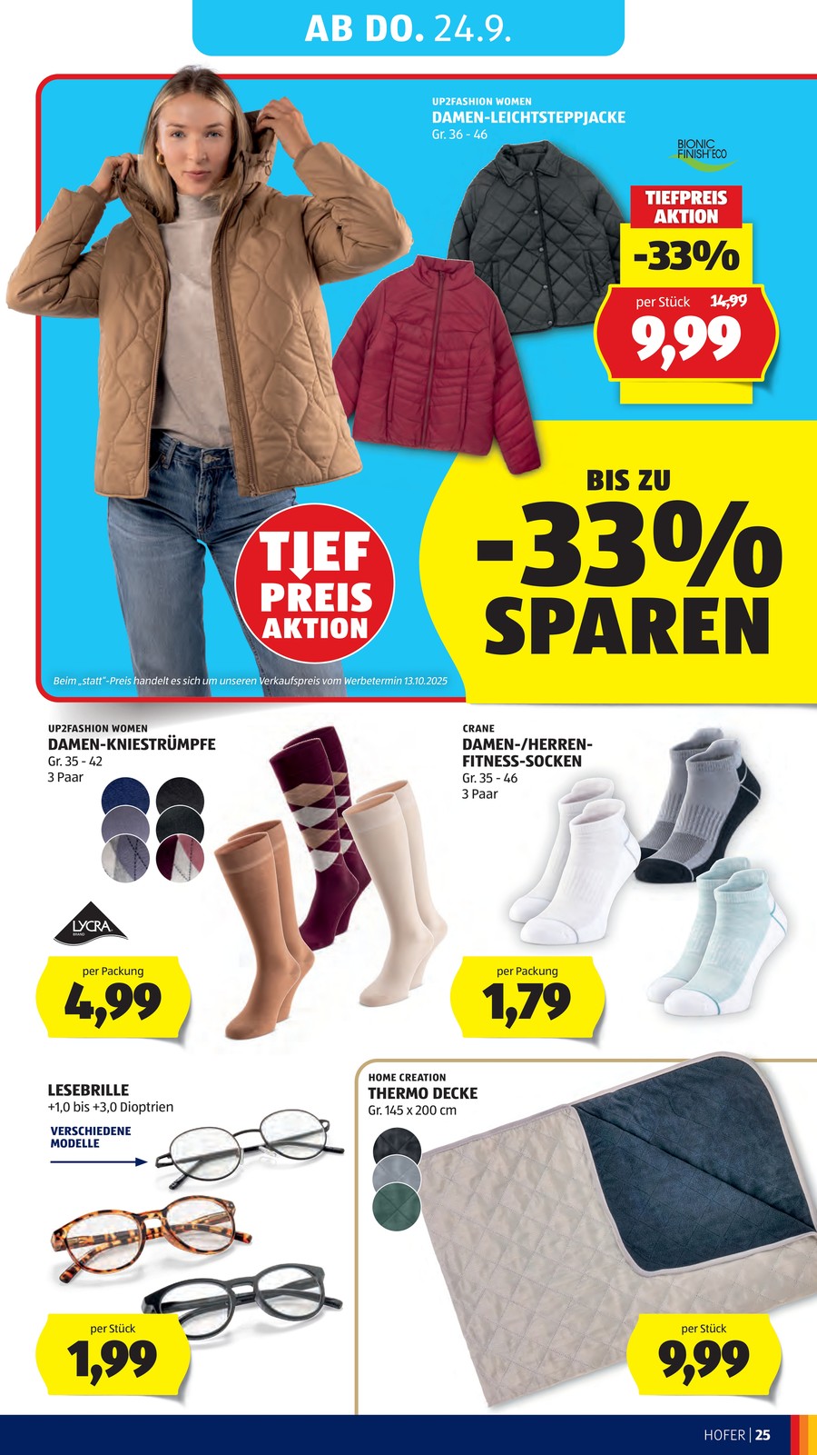 Hofer catalog page 31 — 2026-09-21 to 2026-09-26