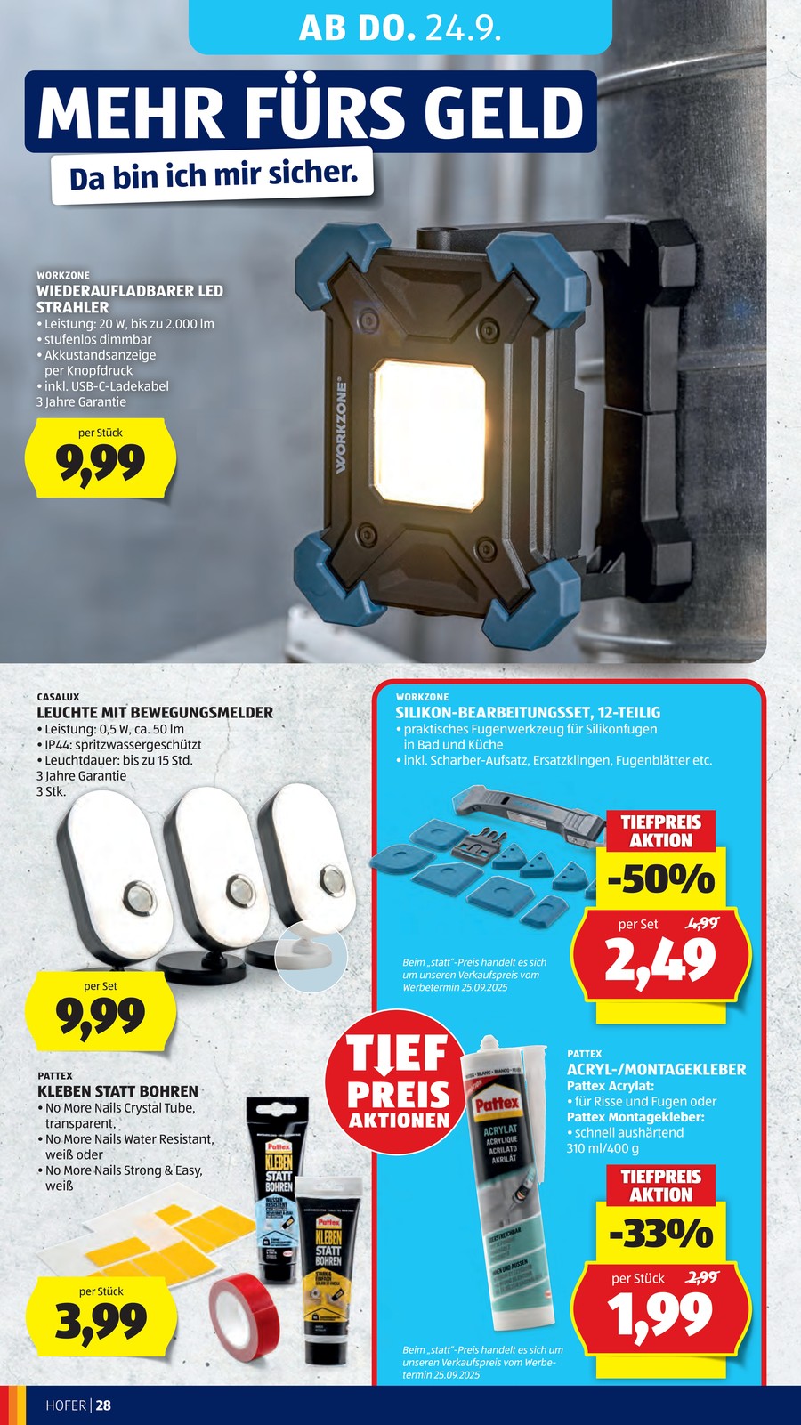 Hofer catalog page 34 — 2026-09-21 to 2026-09-26