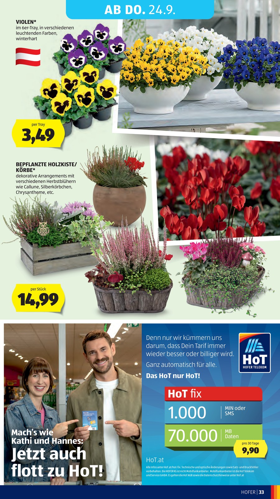 Hofer catalog page 39 — 2026-09-21 to 2026-09-26