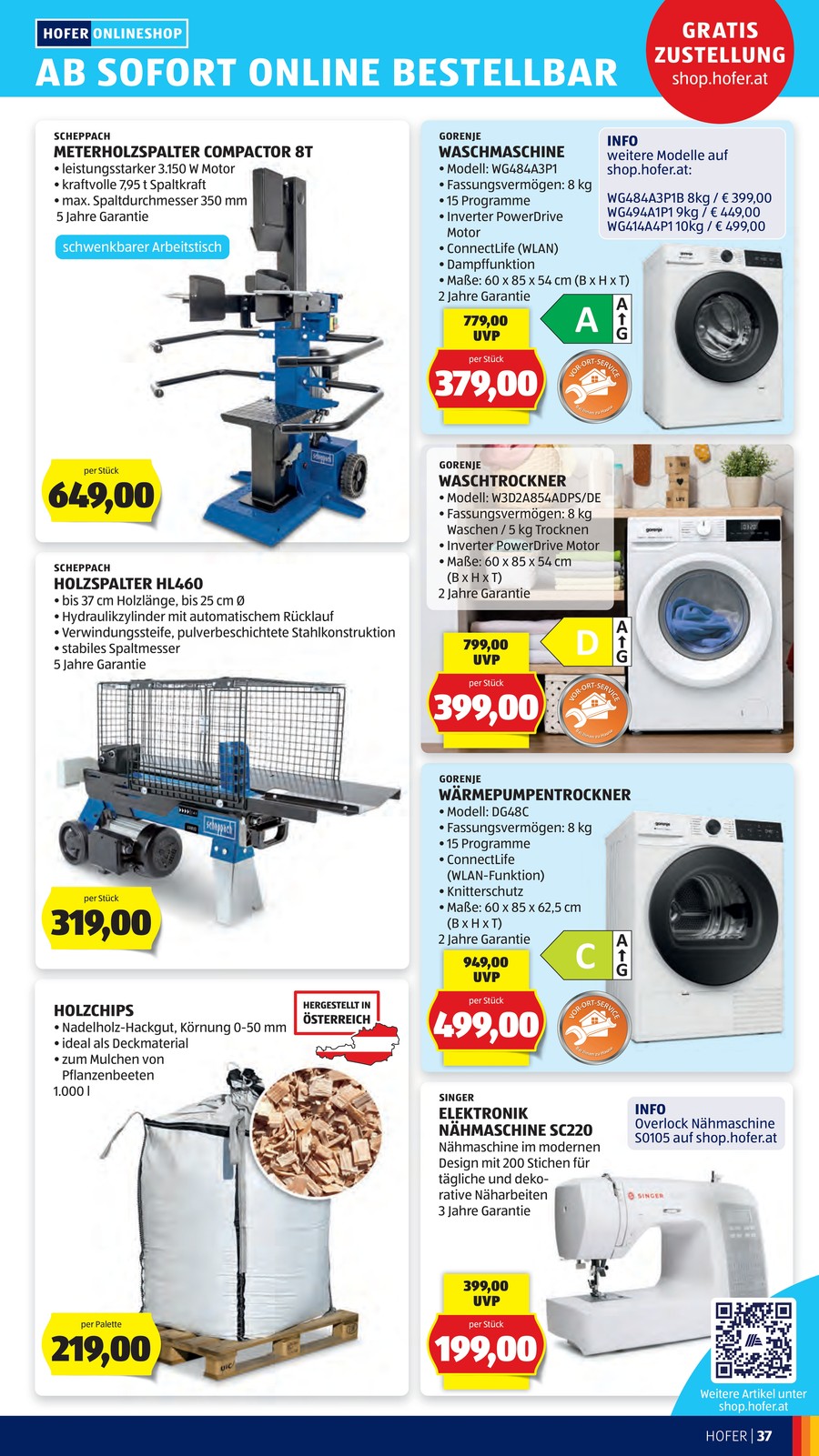 Hofer catalog page 43 — 2026-09-21 to 2026-09-26