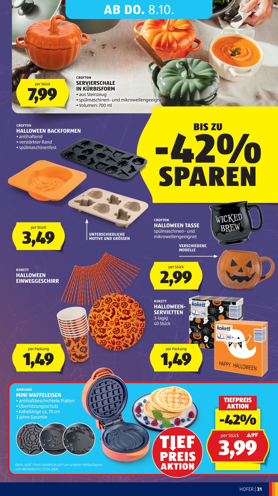 Hofer catalog page 41 — 2026-10-05 to 2026-10-10