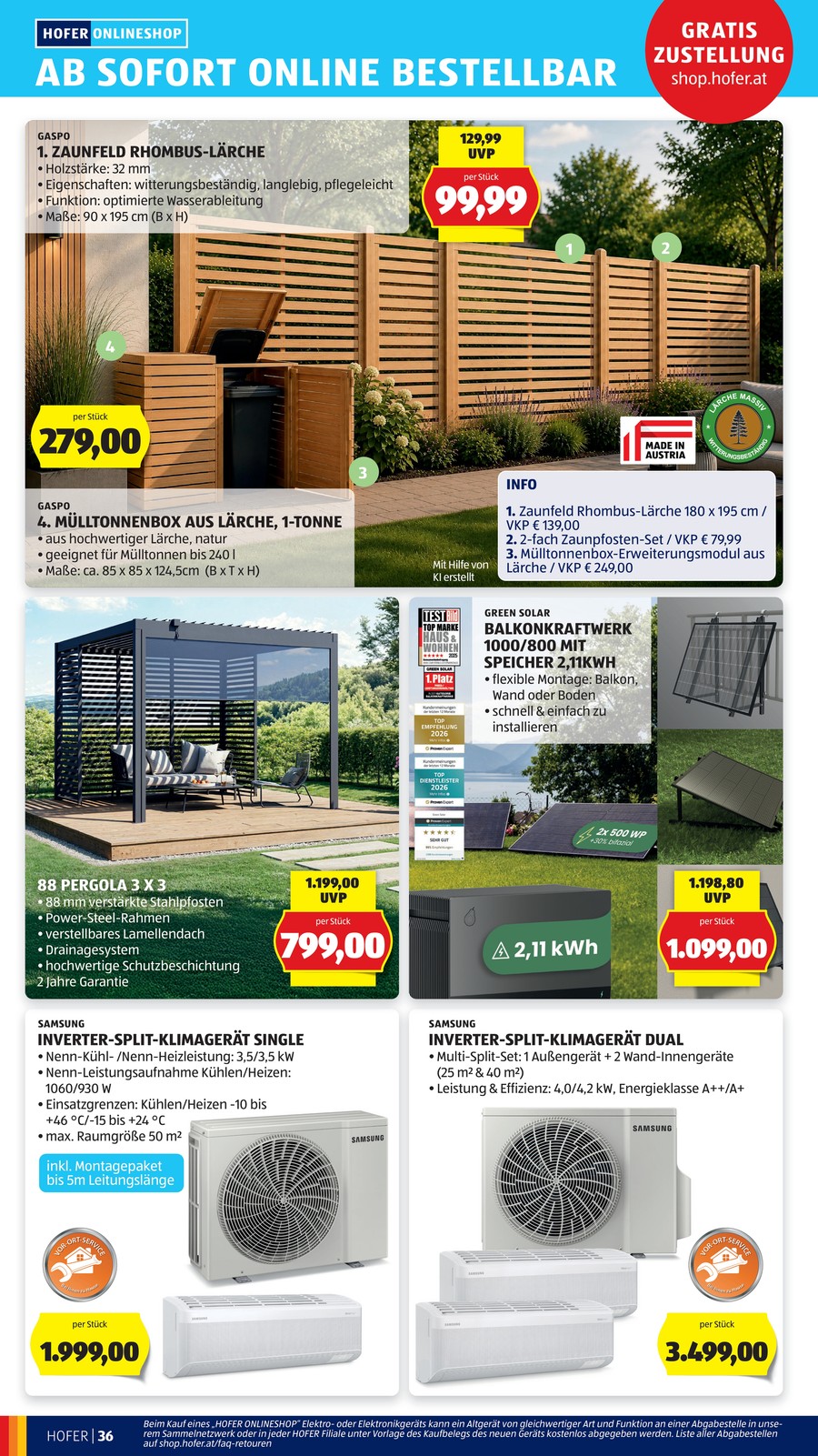 Hofer catalog page 46 — 2026-10-05 to 2026-10-10