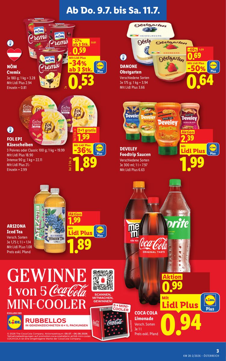 Lidl catalog page 3 — 2026-07-09 to 2026-07-15