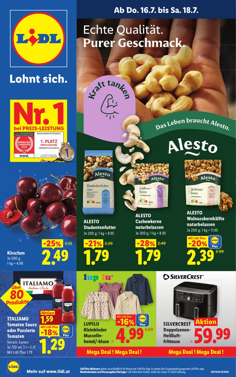 Lidl catalog 2026-07-16 to 2026-07-22