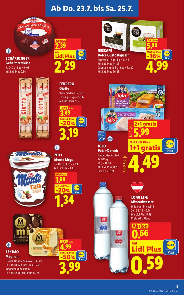Lidl catalog page 3 — 2026-07-23 to 2026-07-29