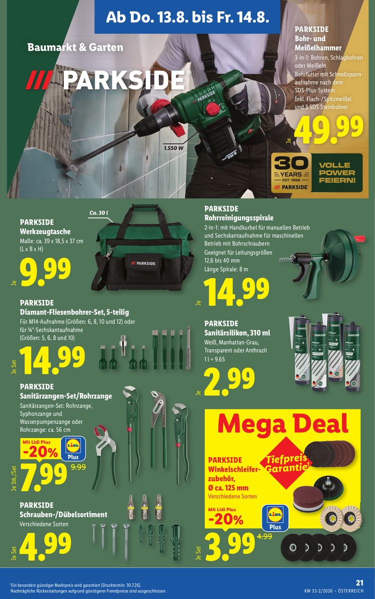 Lidl catalog page 25 — 2026-08-13 to 2026-08-19