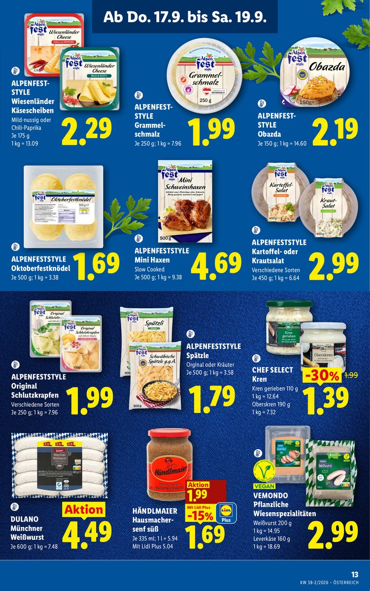 Lidl catalog page 15 — 2026-09-17 to 2026-09-23