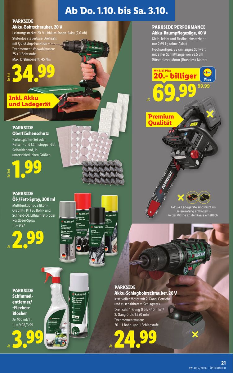 Lidl catalog page 25 — 2026-10-01 to 2026-10-07