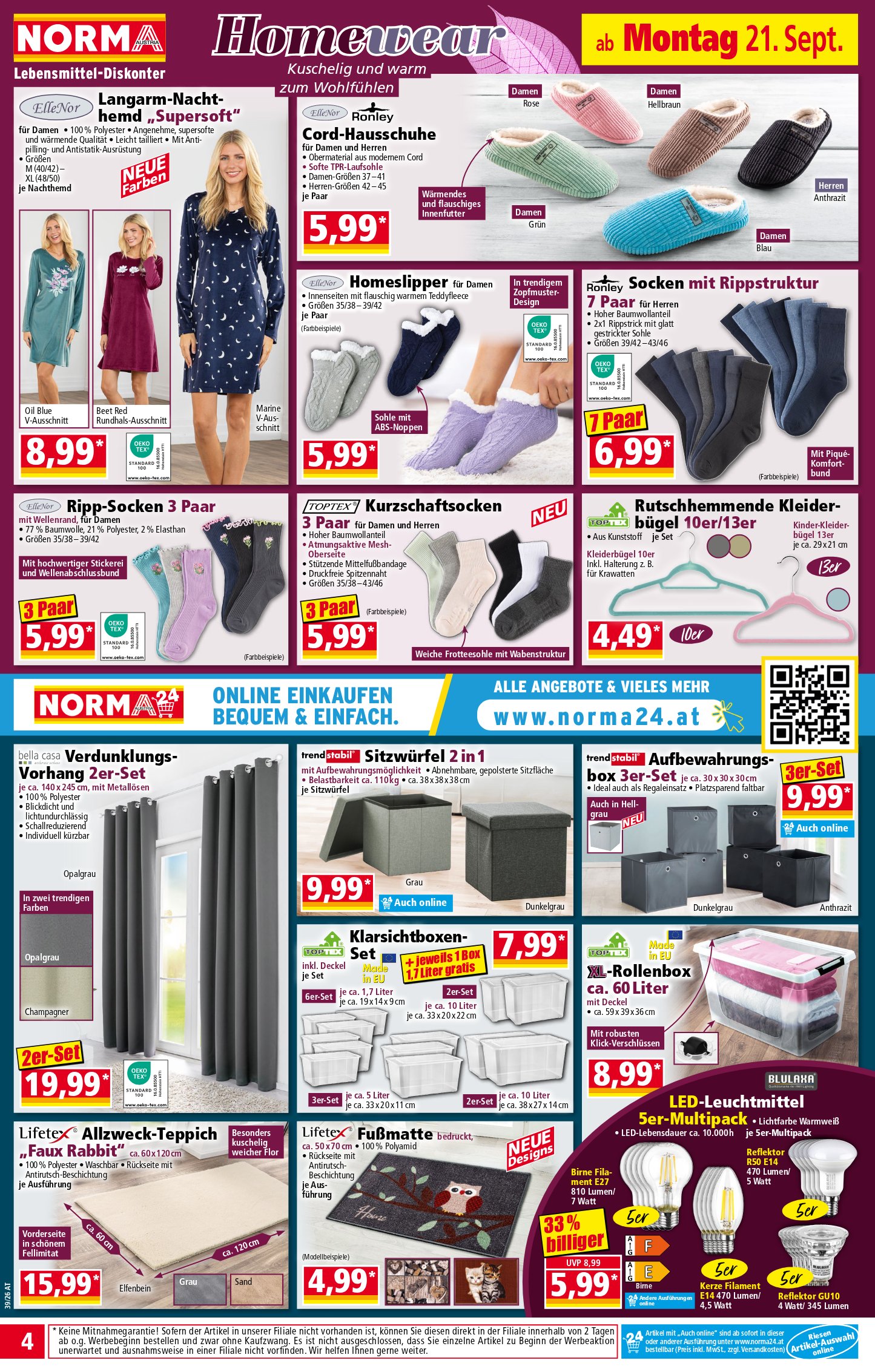 Norma catalog page 4 — 2026-09-21 to 2026-09-26