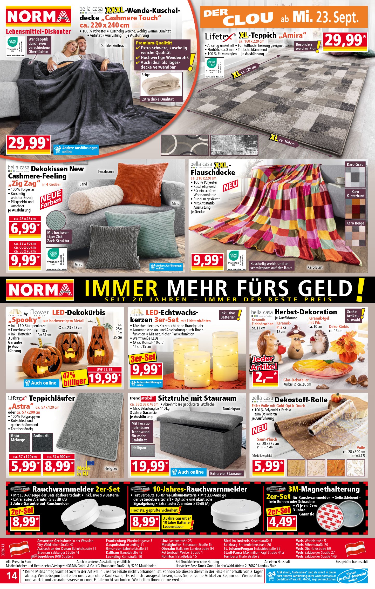 Norma catalog page 14 — 2026-09-21 to 2026-09-26