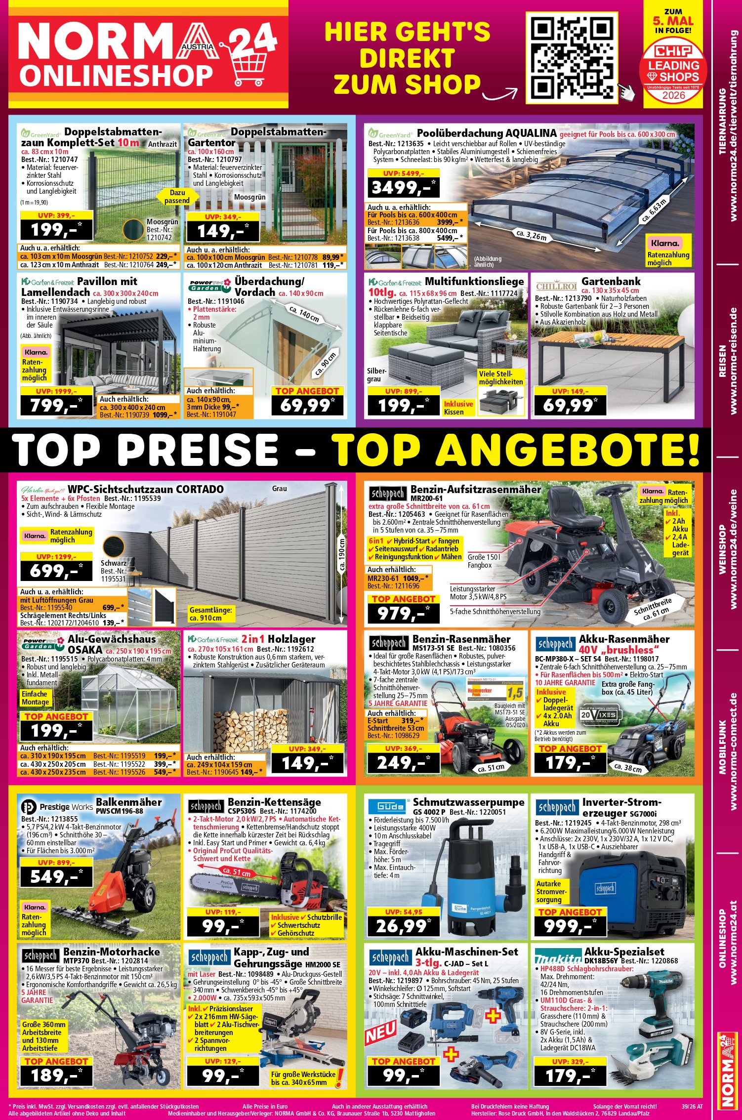 Norma catalog page 17 — 2026-09-21 to 2026-09-26