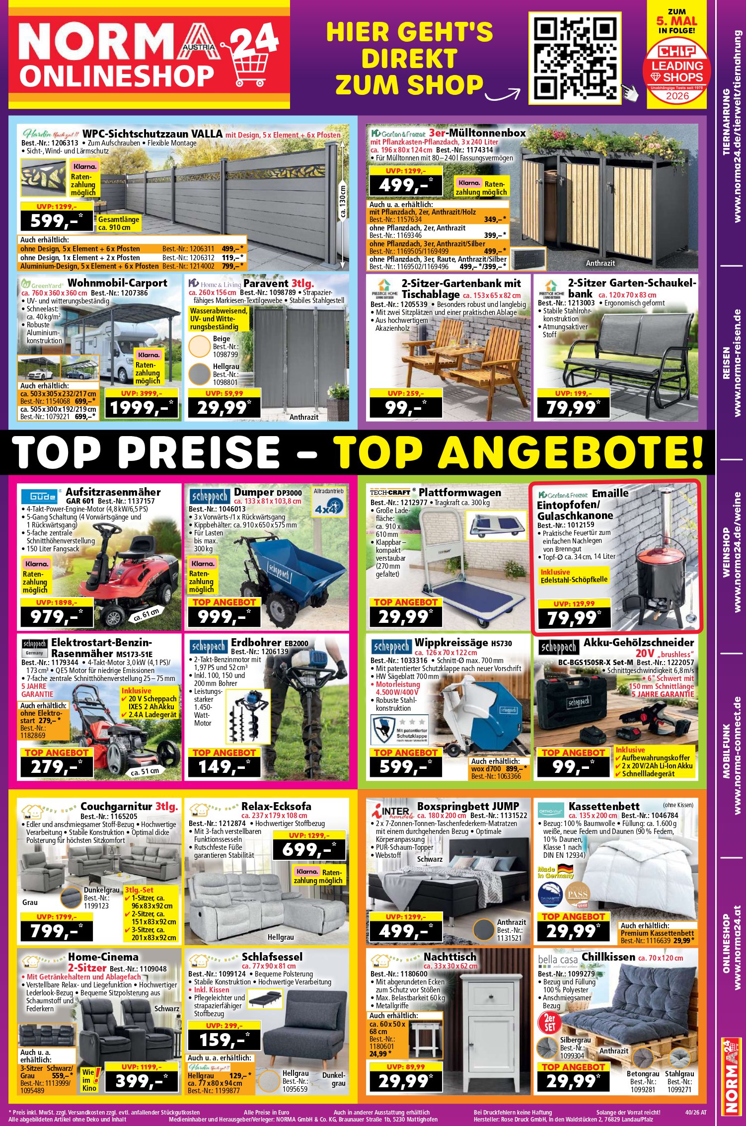 Norma catalog page 19 — 2026-09-28 to 2026-10-03