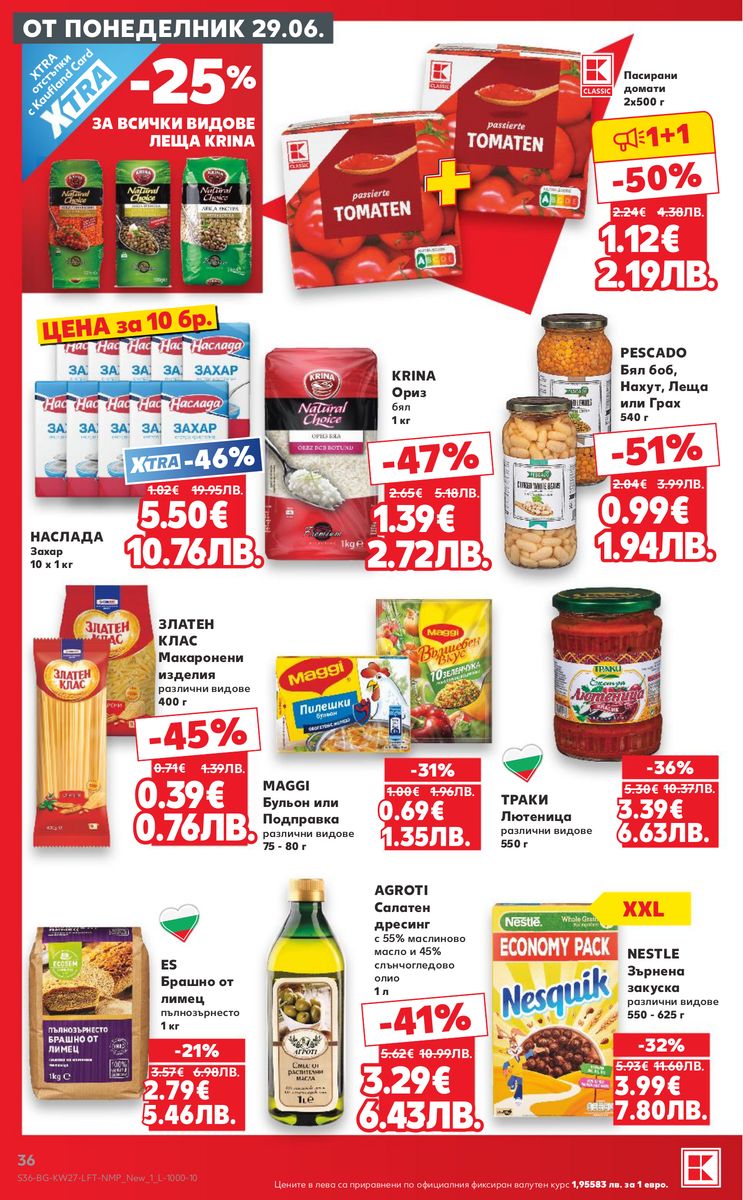 Kaufland catalog page 36 — 2026-06-29 to 2026-07-05