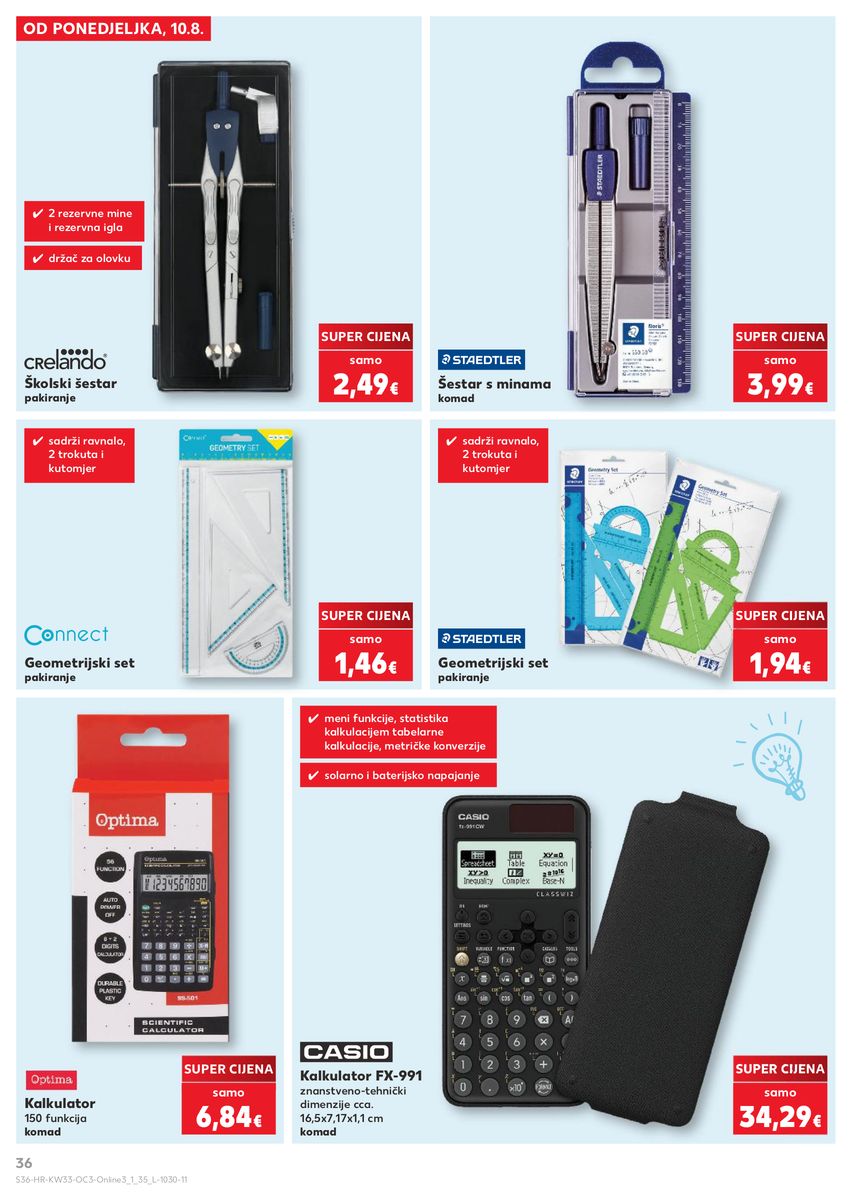 Kaufland catalog page 36 — 2026-08-10 to 2026-09-13
