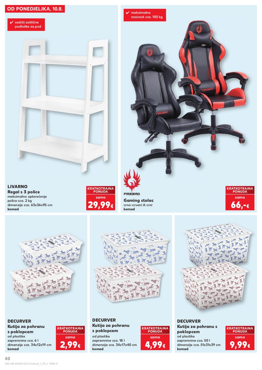 Kaufland catalog page 40 — 2026-08-10 to 2026-09-13
