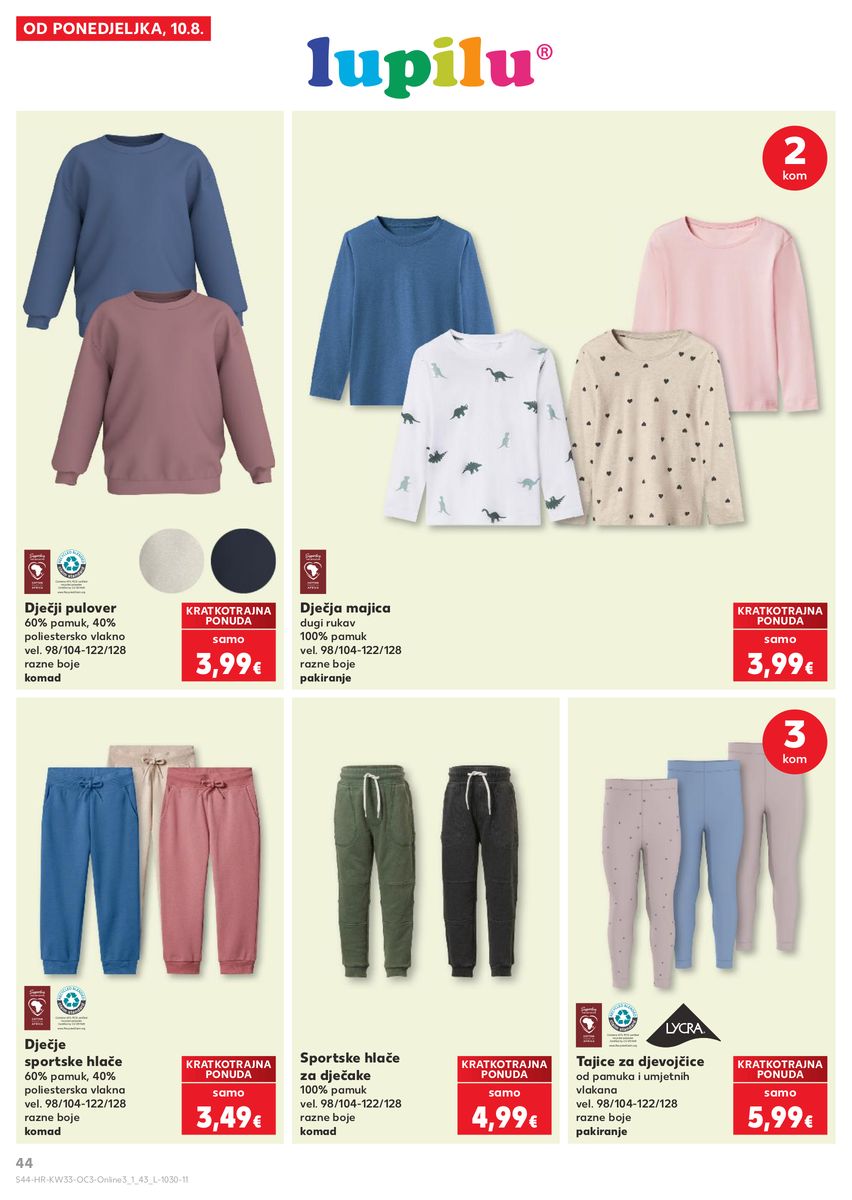 Kaufland catalog page 44 — 2026-08-10 to 2026-09-13