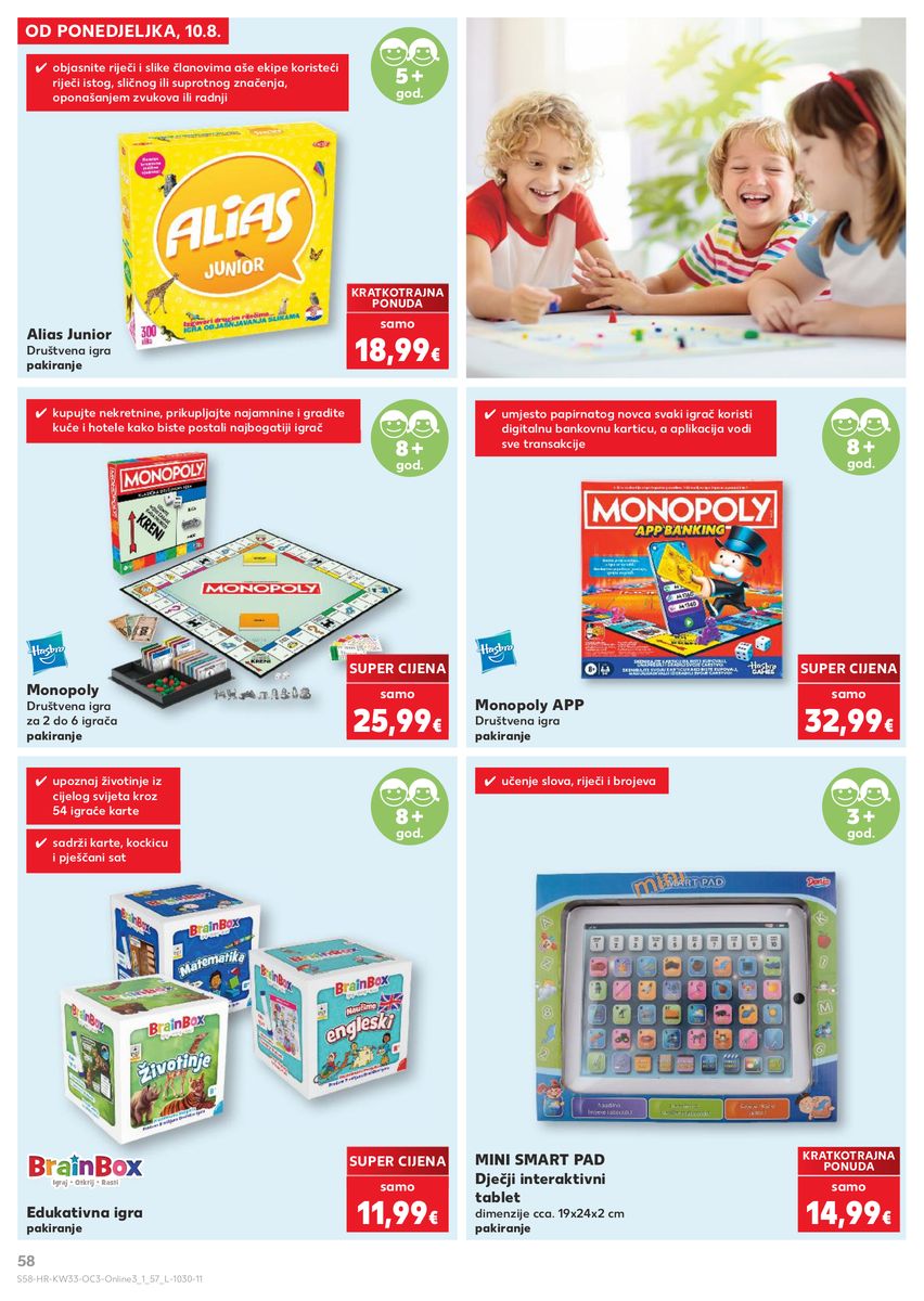 Kaufland catalog page 58 — 2026-08-10 to 2026-09-13