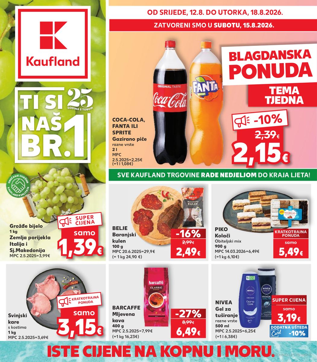 Kaufland catalog 2026-08-12 to 2026-08-18