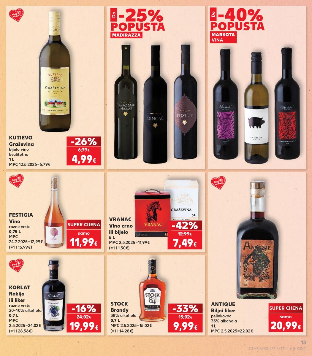 Kaufland catalog page 13 — 2026-08-12 to 2026-08-18