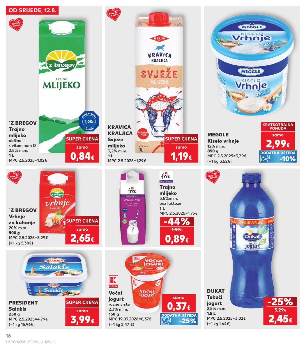 Kaufland catalog page 16 — 2026-08-12 to 2026-08-18