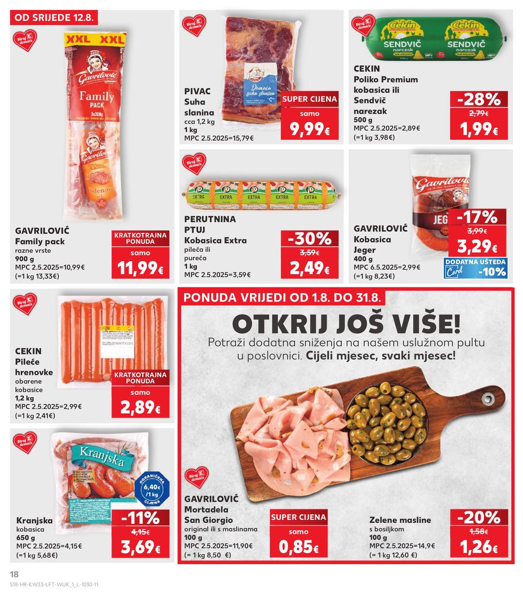 Kaufland catalog page 18 — 2026-08-12 to 2026-08-18