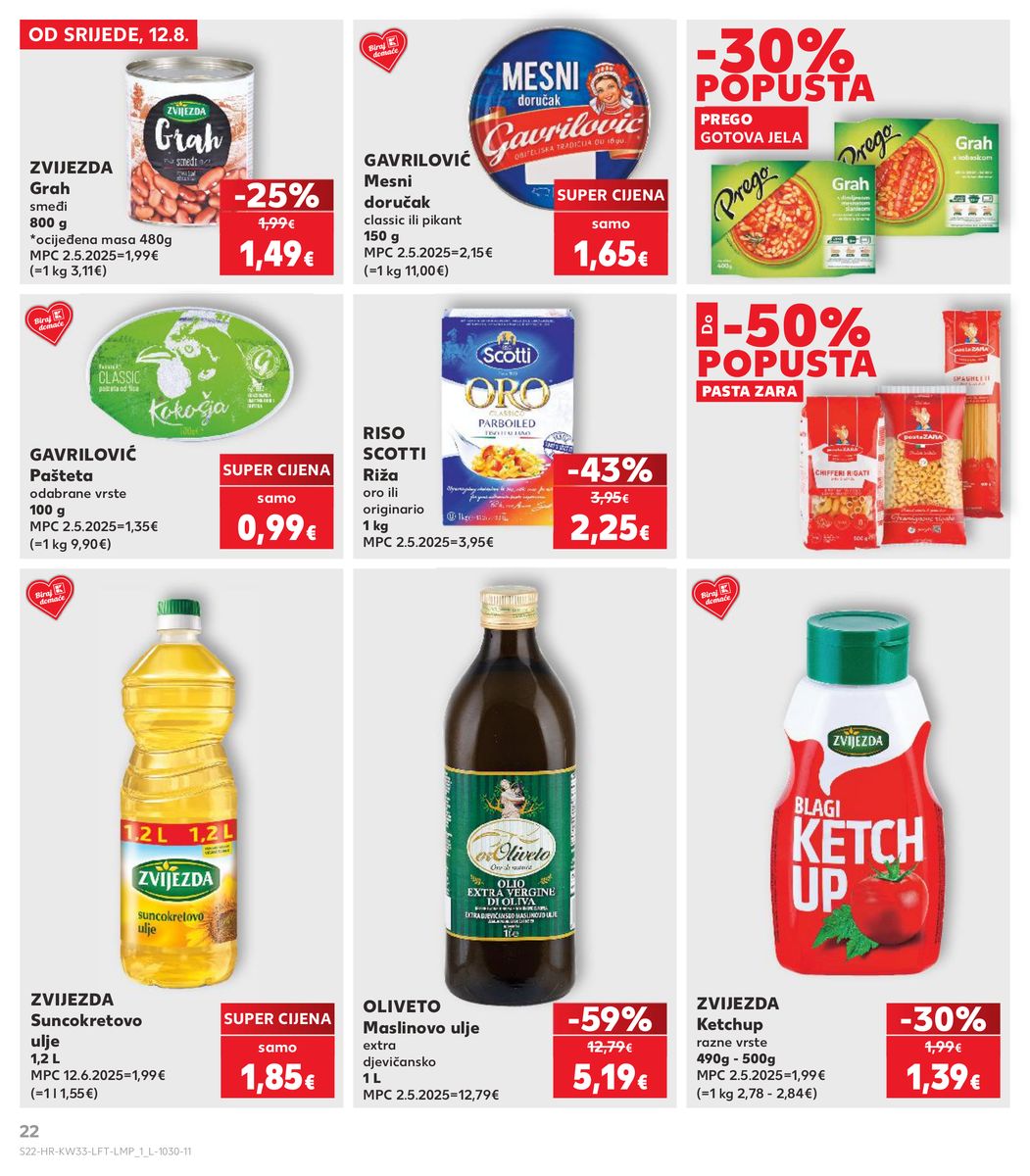 Kaufland catalog page 22 — 2026-08-12 to 2026-08-18