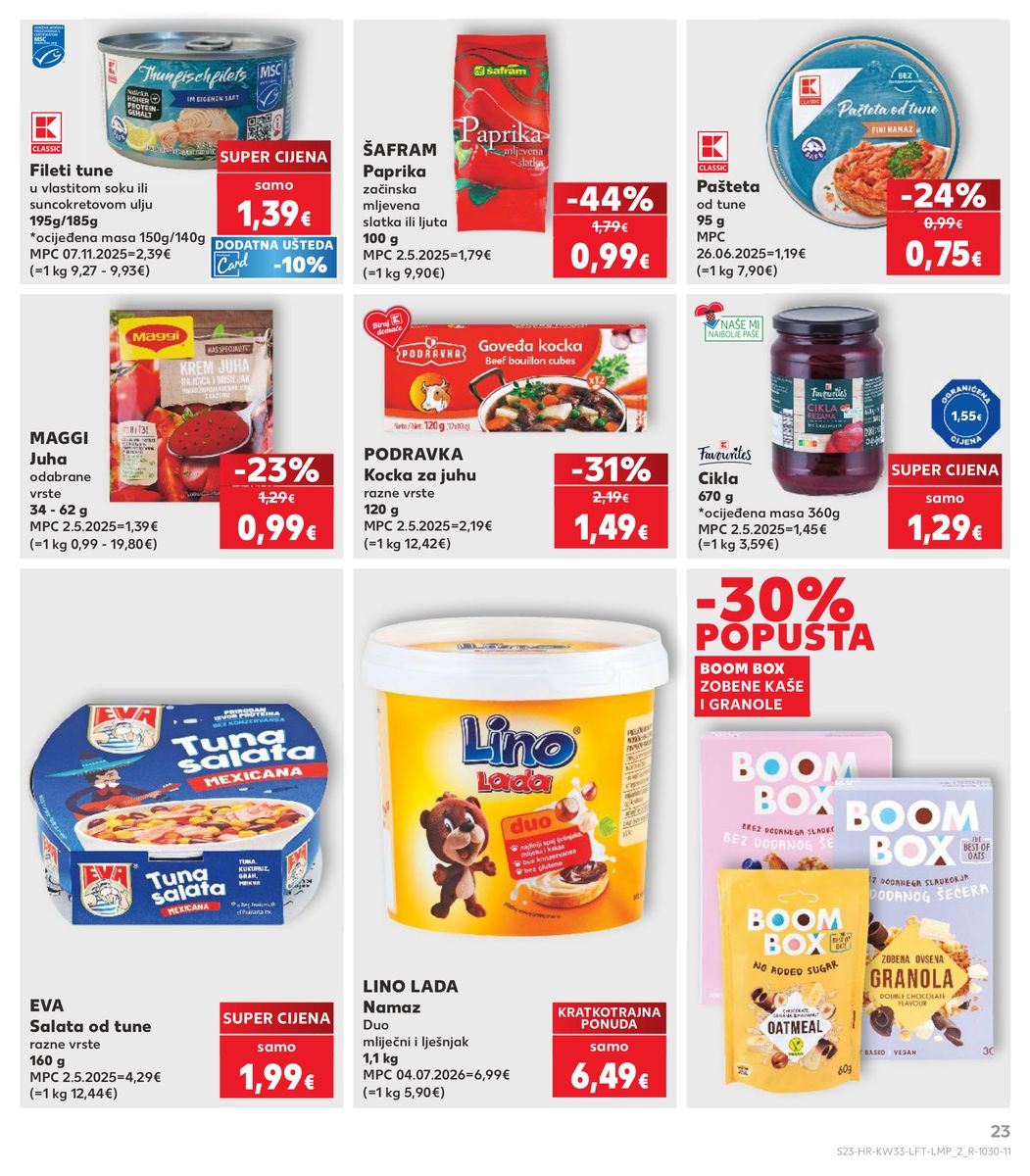 Kaufland catalog page 23 — 2026-08-12 to 2026-08-18