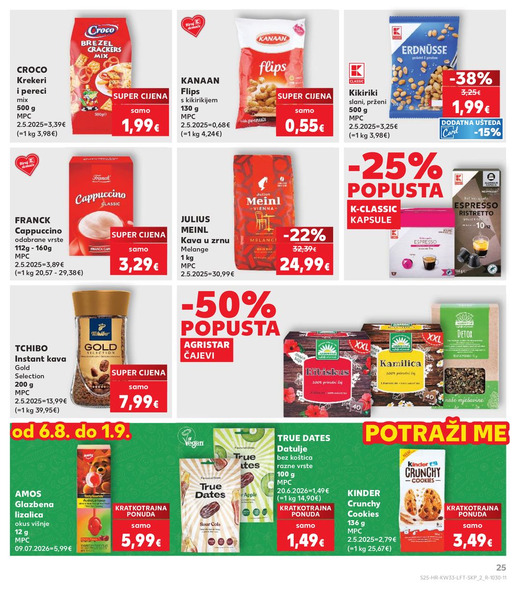 Kaufland catalog page 25 — 2026-08-12 to 2026-08-18