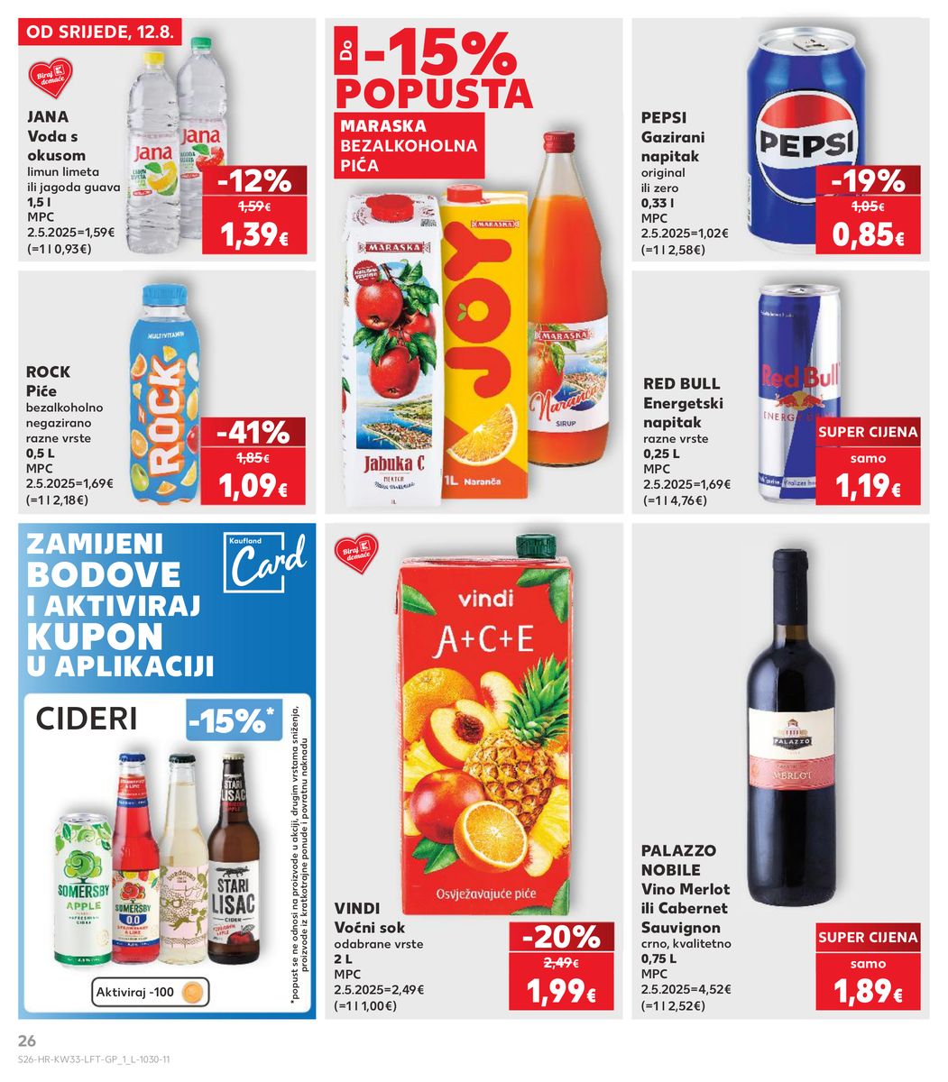 Kaufland catalog page 26 — 2026-08-12 to 2026-08-18