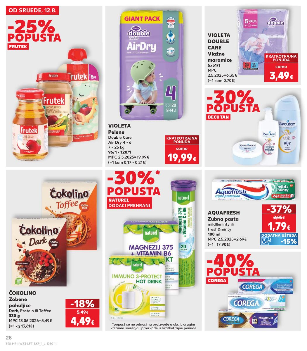 Kaufland catalog page 28 — 2026-08-12 to 2026-08-18