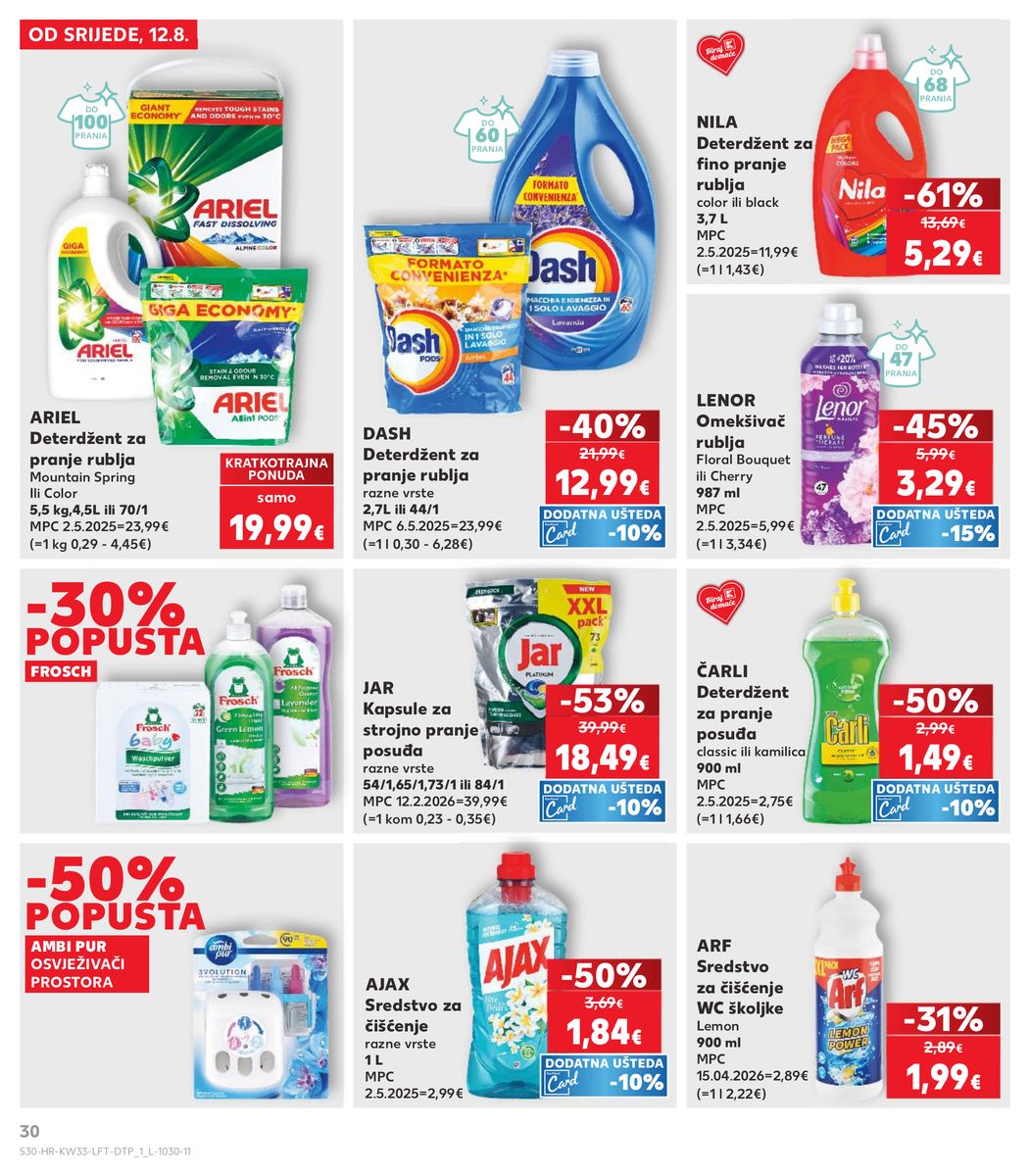 Kaufland catalog page 30 — 2026-08-12 to 2026-08-18