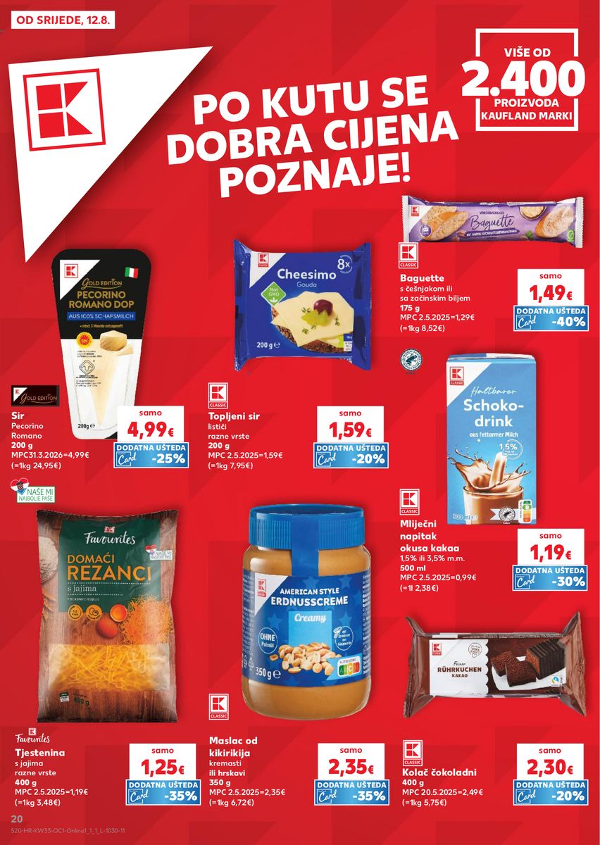 Kaufland catalog page 20 — 2026-08-12 to 2026-08-18