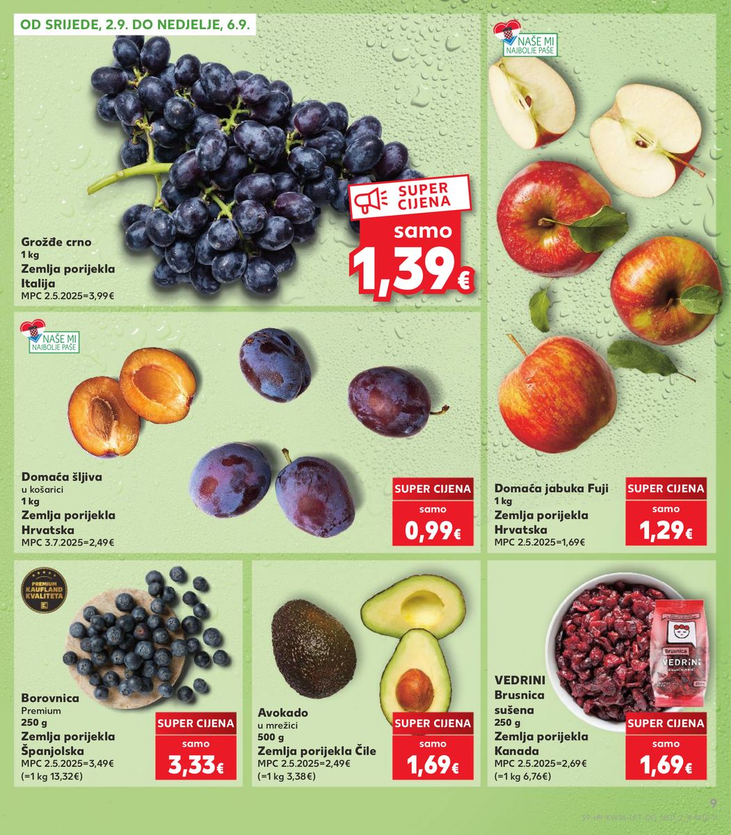 Kaufland catalog page 9 — 2026-09-02 to 2026-09-08