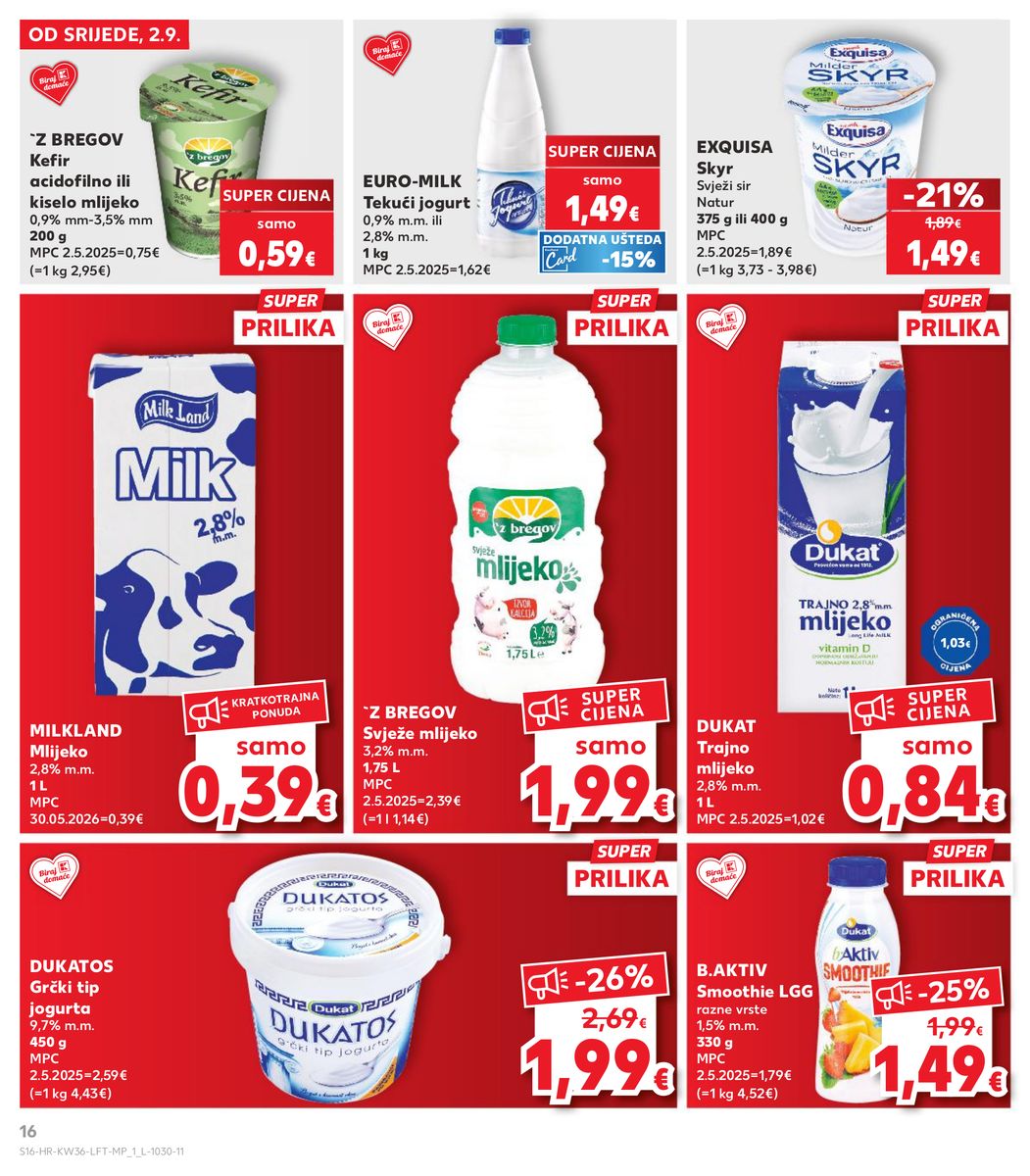 Kaufland catalog page 16 — 2026-09-02 to 2026-09-08