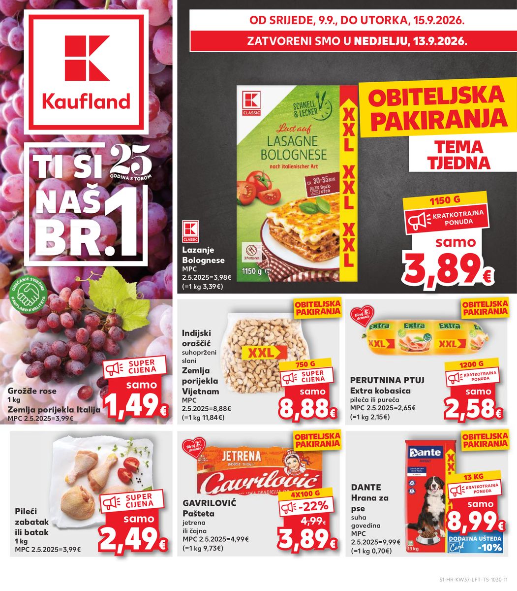 Kaufland catalog 2026-09-09 to 2026-09-15