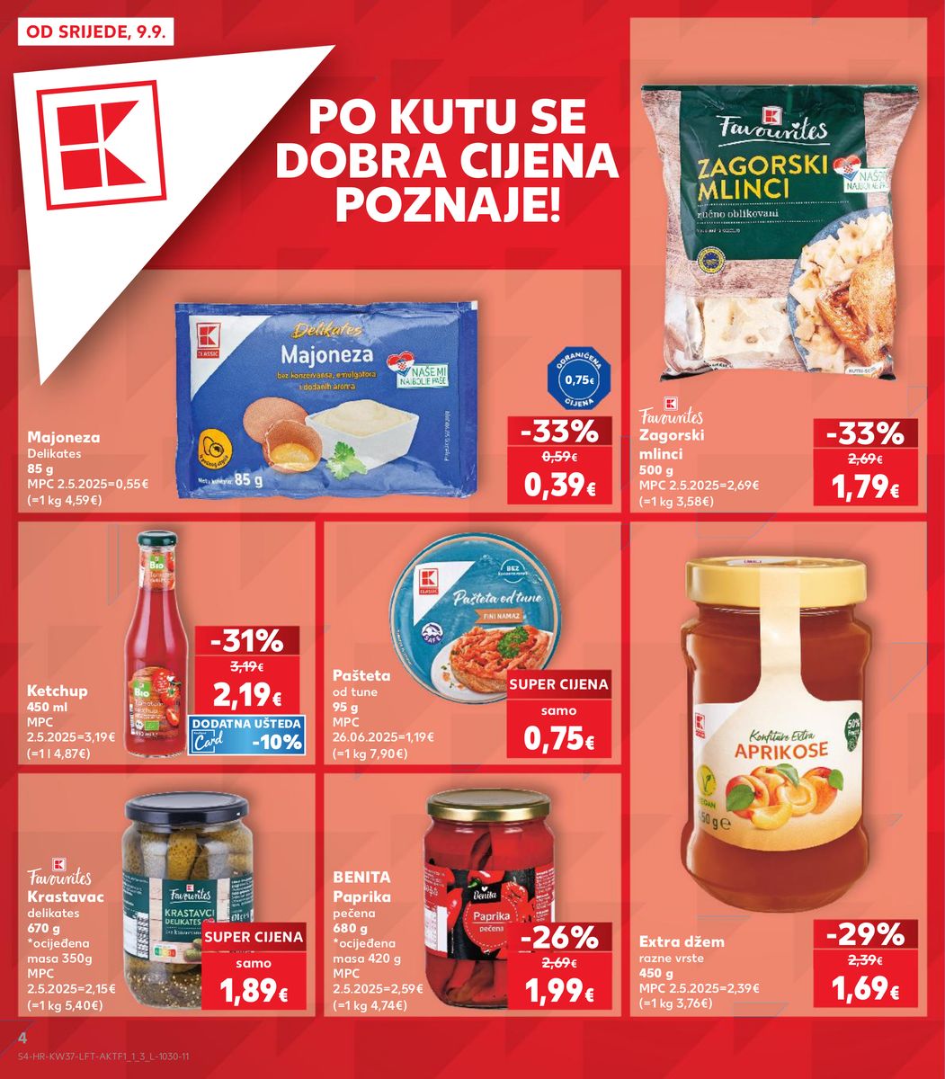 Kaufland catalog page 4 — 2026-09-09 to 2026-09-15