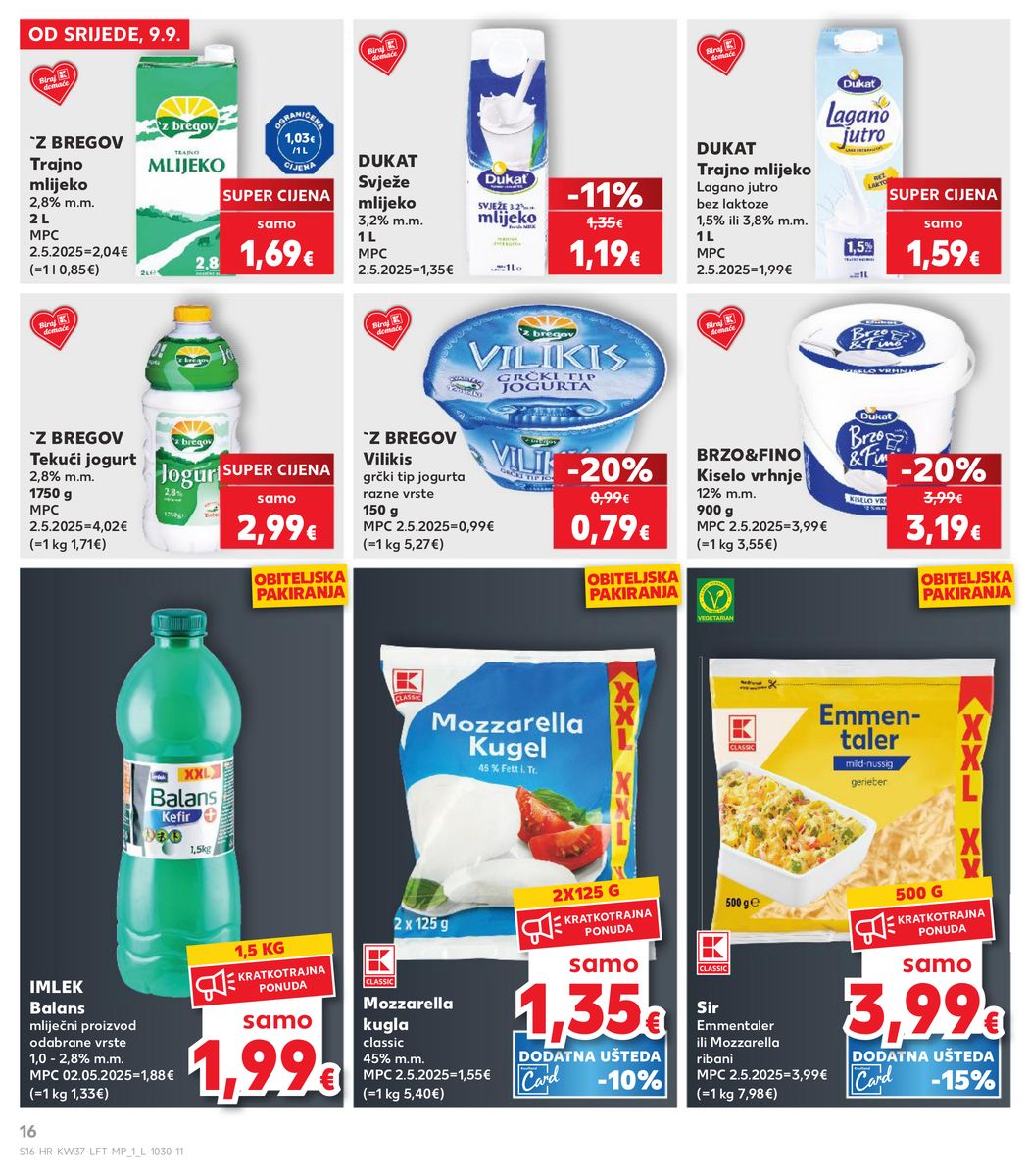 Kaufland catalog page 16 — 2026-09-09 to 2026-09-15