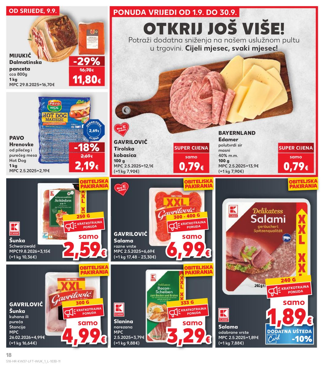 Kaufland catalog page 18 — 2026-09-09 to 2026-09-15