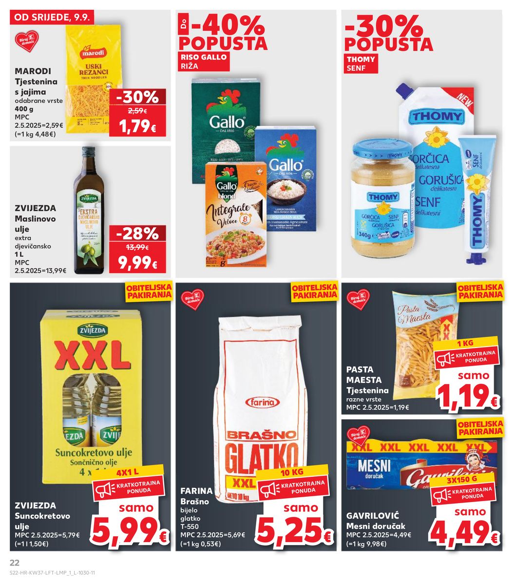 Kaufland catalog page 22 — 2026-09-09 to 2026-09-15