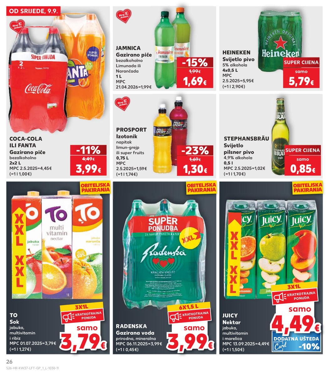 Kaufland catalog page 26 — 2026-09-09 to 2026-09-15