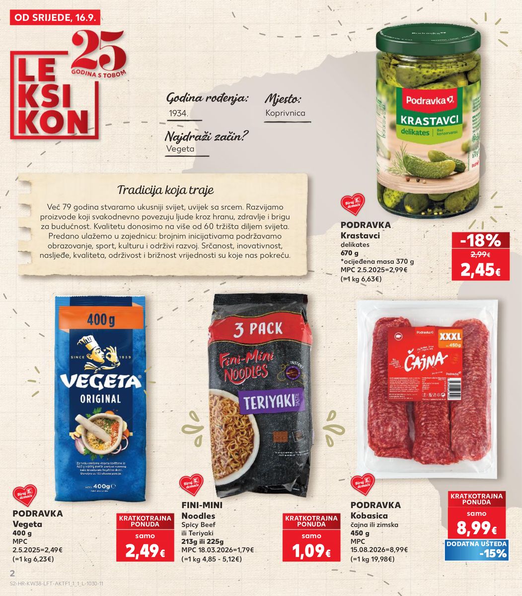 Kaufland catalog page 2 — 2026-09-16 to 2026-09-22