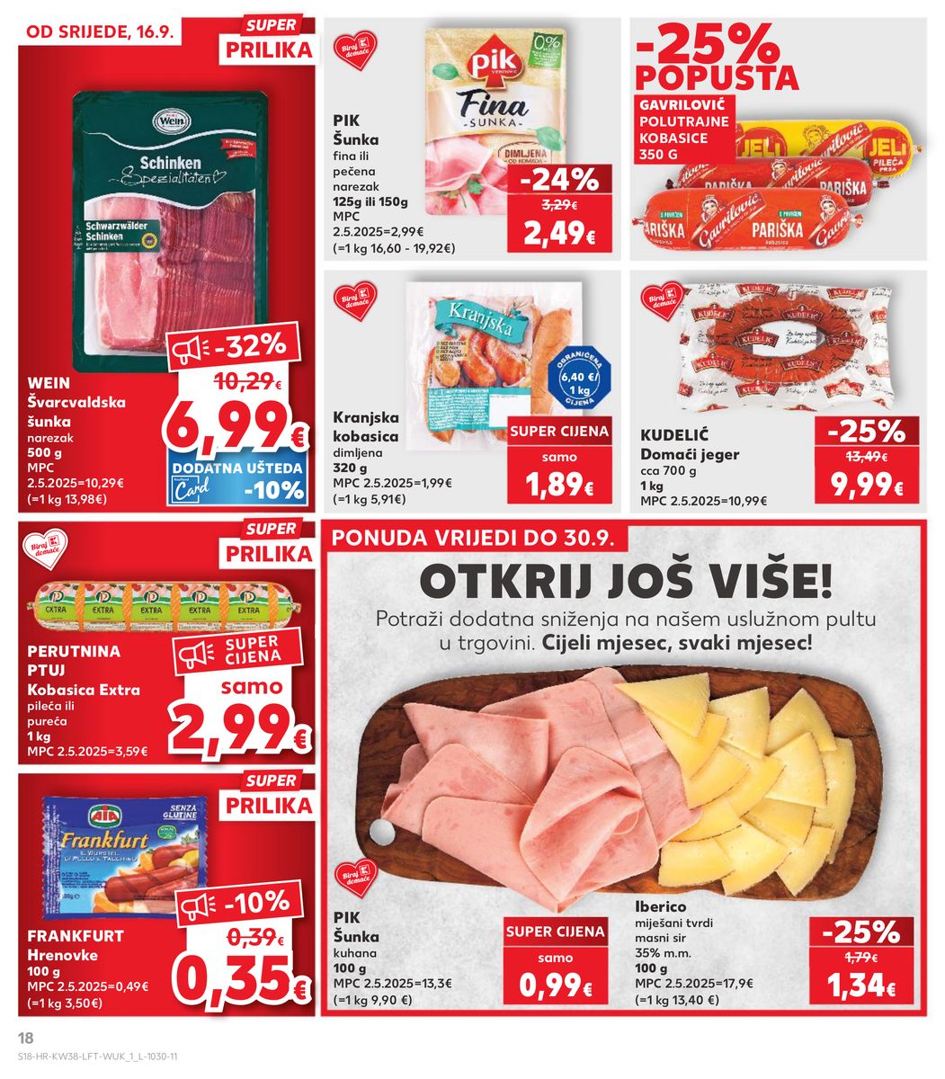 Kaufland catalog page 18 — 2026-09-16 to 2026-09-22