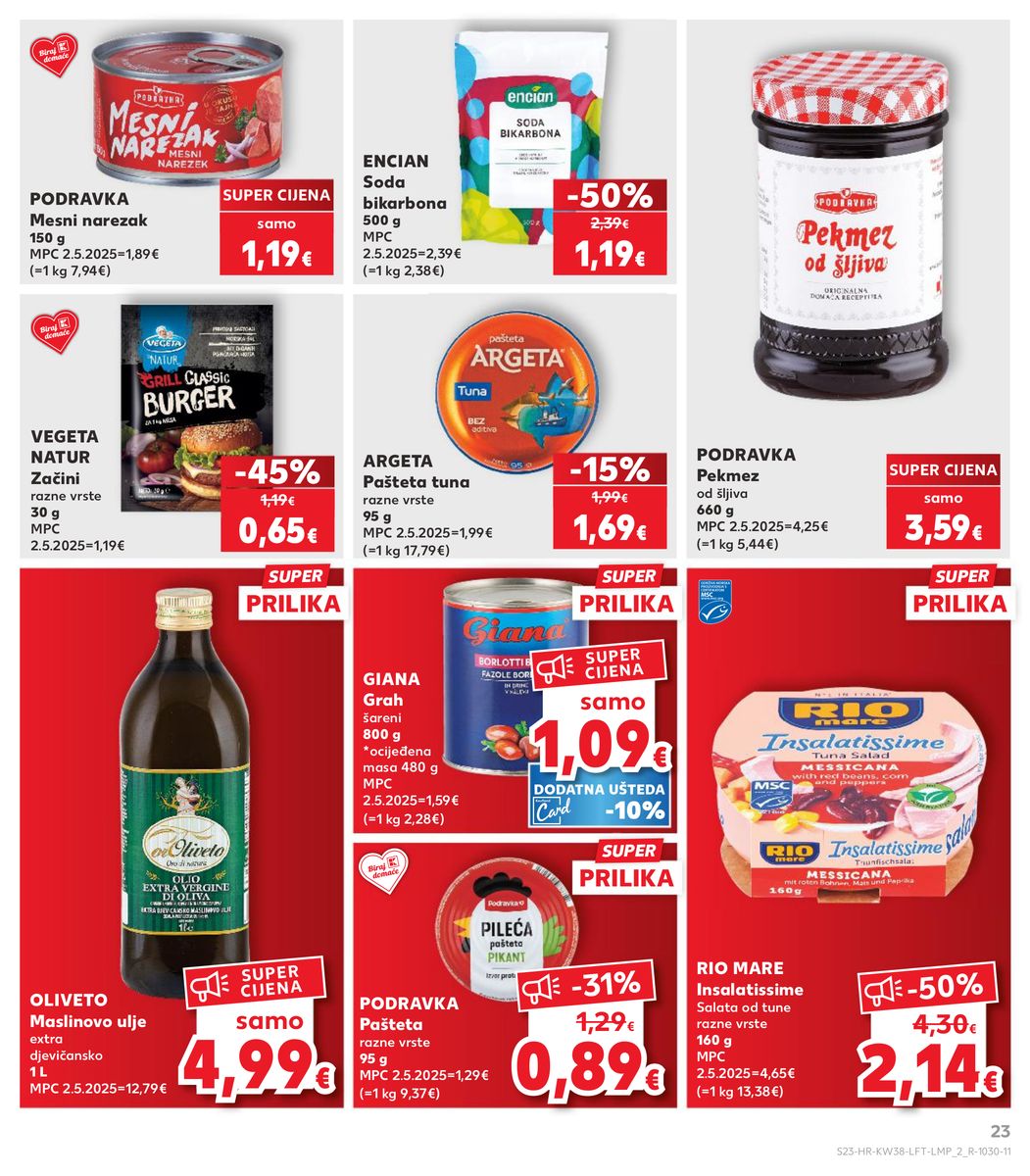 Kaufland catalog page 23 — 2026-09-16 to 2026-09-22