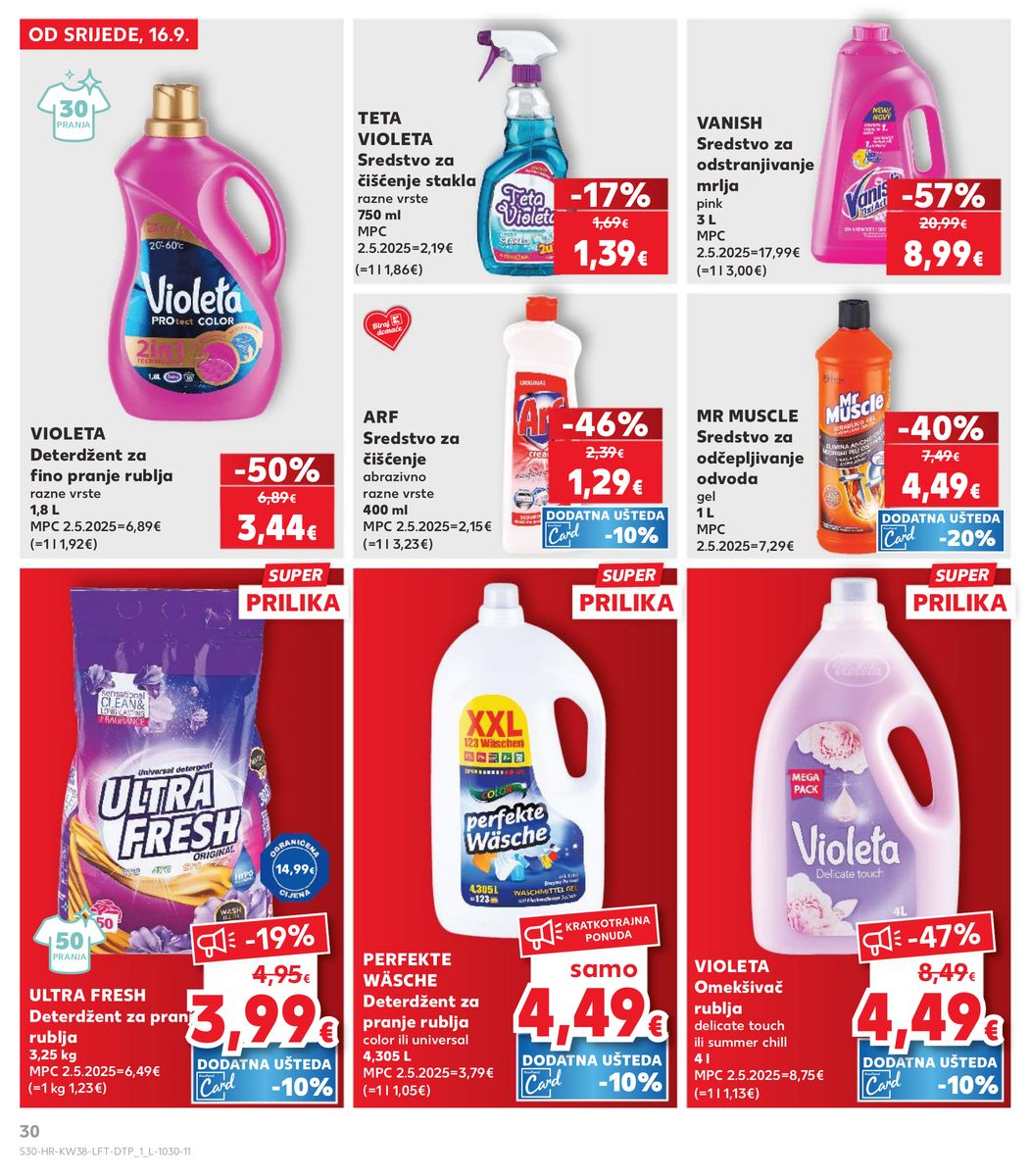 Kaufland catalog page 30 — 2026-09-16 to 2026-09-22