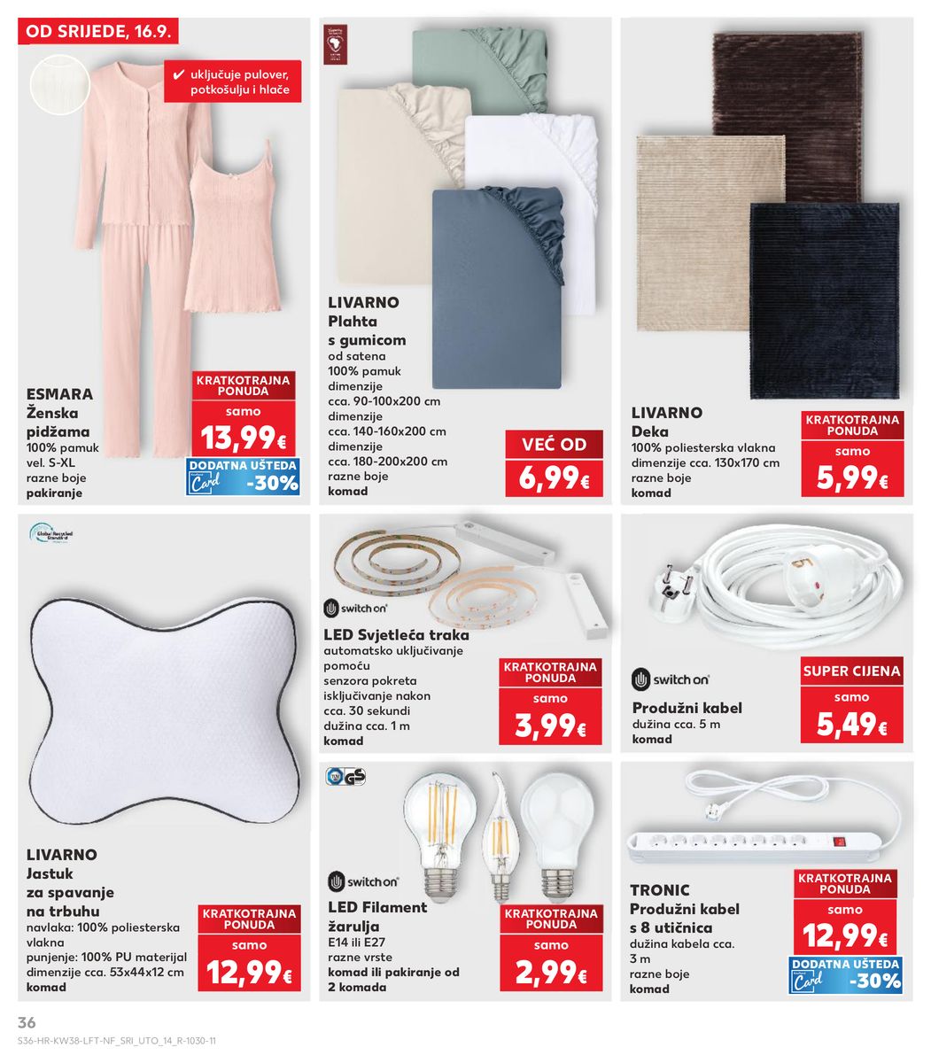 Kaufland catalog page 36 — 2026-09-16 to 2026-09-22
